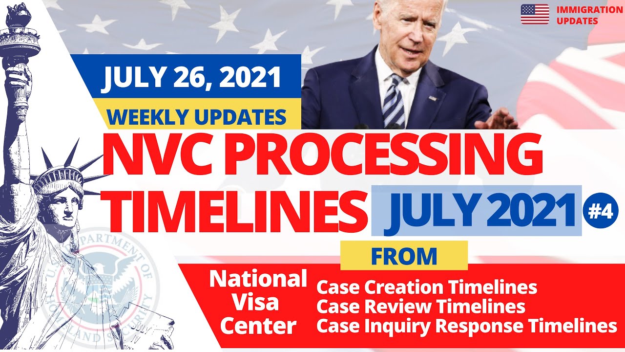 NVC Processing Time 2021 (July 26) Visa Backlogs Interview Schedule
