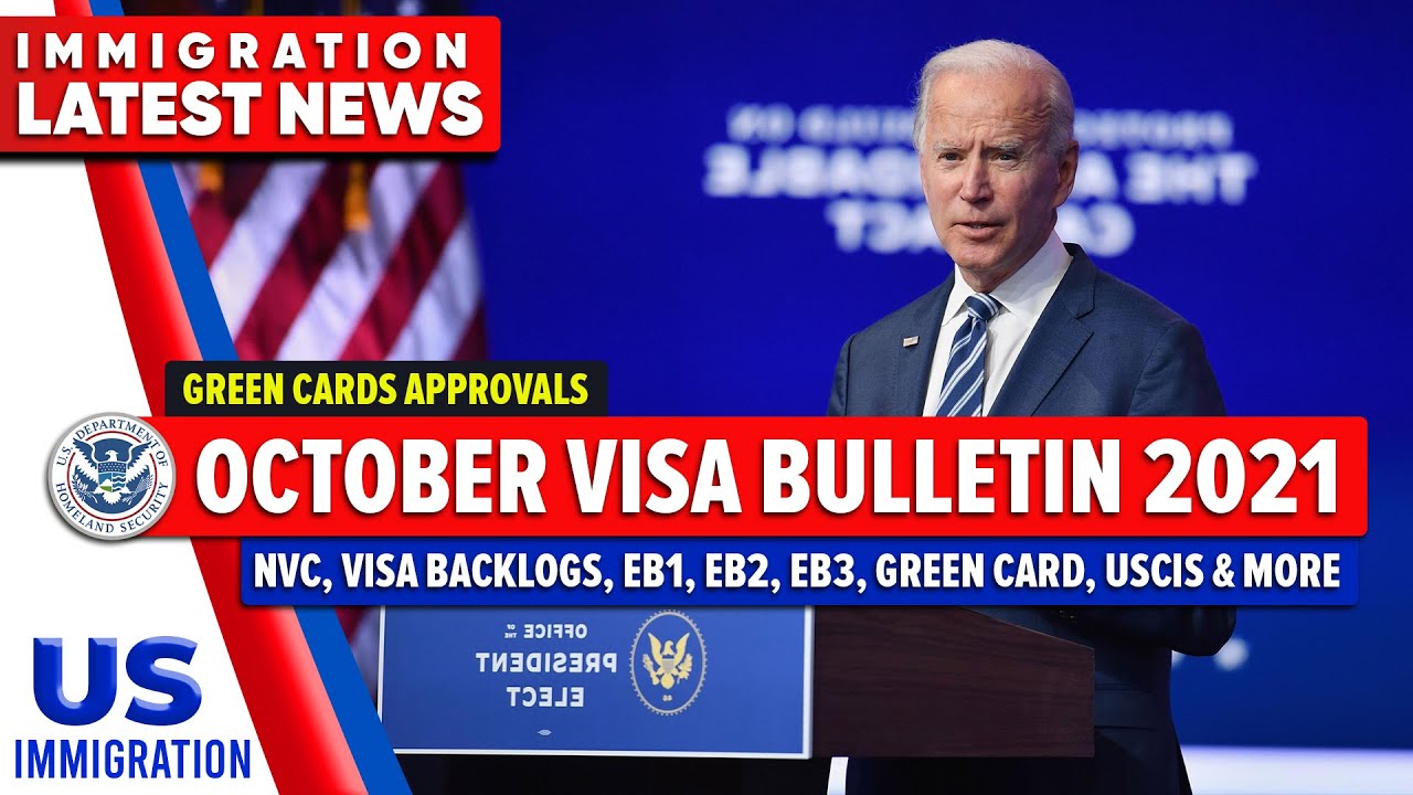 October Visa Bulletin 2021 Predictions NVC, Visa Backlogs, EB2, EB3