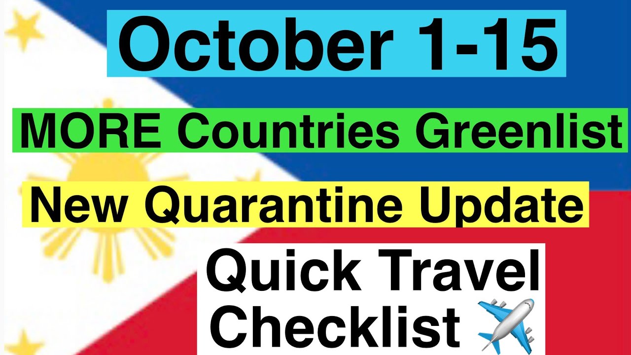 philippines travel quarantine