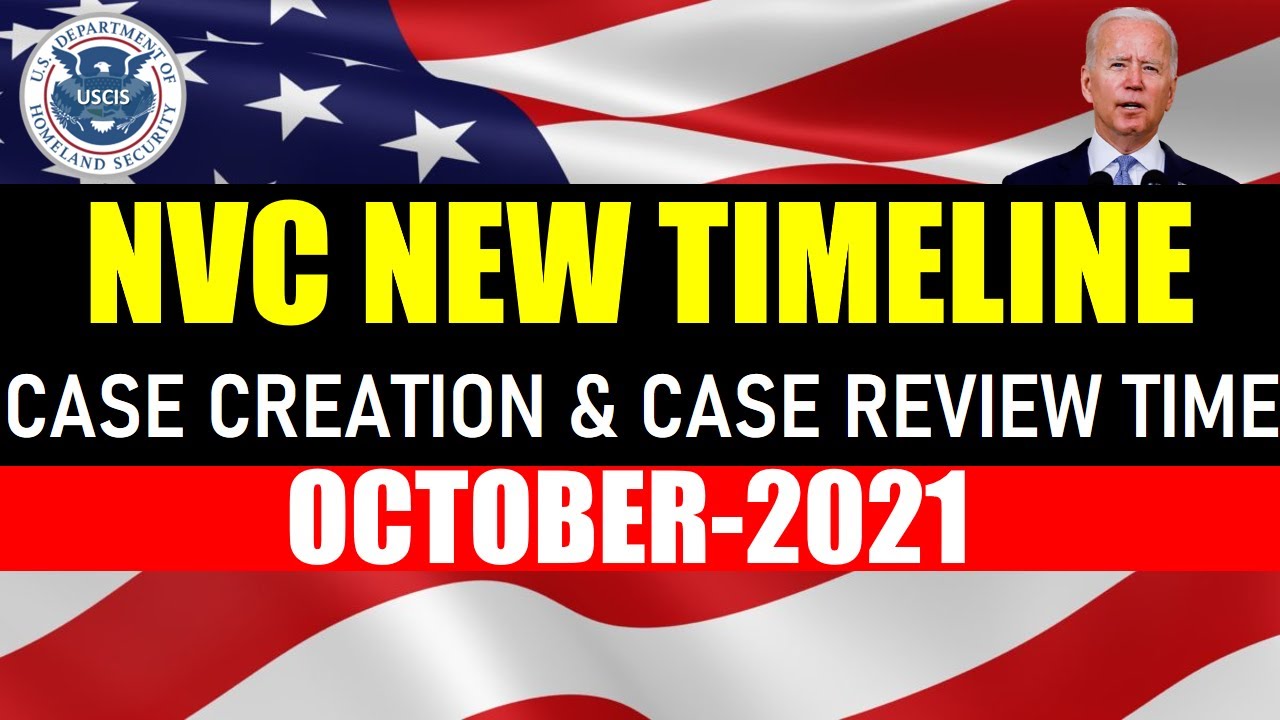 NVC New Timeframe 2021 (12 October) NVC New Schedule Case Creation