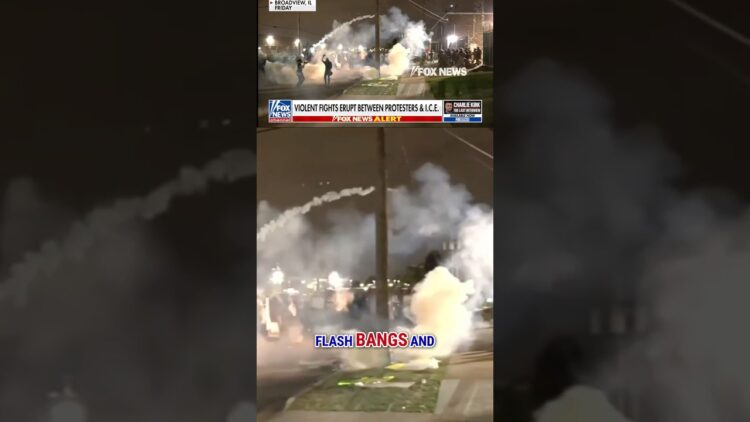 WATCH: Anti-ICE protests ERUPT into violence #shorts #foxnews #news #us #immigration