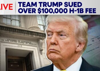 US: Trump’s H-1B Visa Fee Hike Order Faces Lawsuit Amid Immigration Crackdown | Firstpost Live |N18G