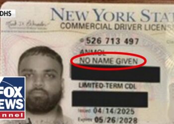 Illegal immigrant arrested with ‘NO NAME’ on driver’s license: ‘SHAMEFUL’