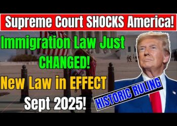 🛑 Breaking: Supreme Court Issues Historic Ruling on Immigration — What It Means This September