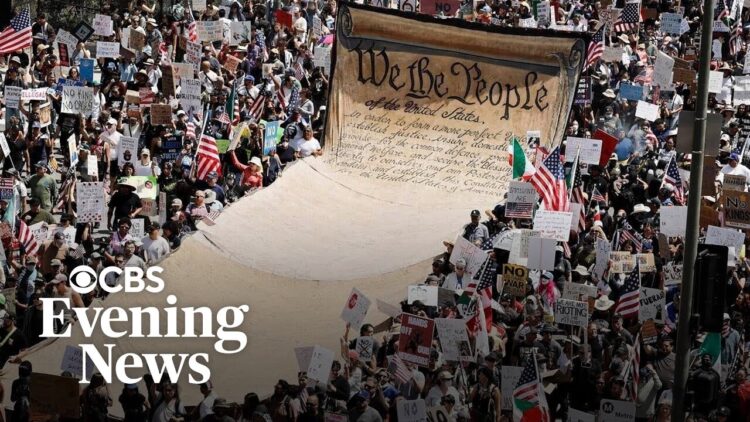 “No Kings” protests express fear, frustration with Trump administration