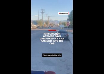 Immigration activist says unmarked ICE car rammed into his car