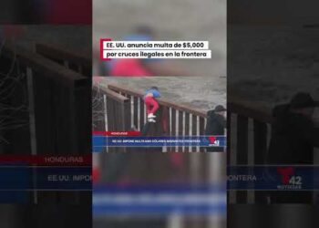 🚨 ¡Atención! EE. UU. impondrá multas de $5,000 a quienes crucen la frontera sin documentos.
