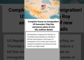Complete freeze on immigration! US lawmaker Chip Roy announces plans of new bill, outlines details!