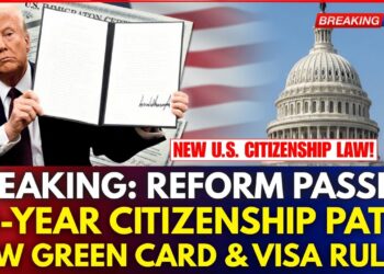 BREAKING: U.S. Immigration Reform 2025 Passed— New Green Card, Visa & Citizenship Rules Revealed