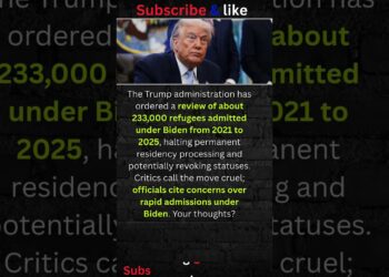 Trump Orders Biden Refugee Review #shorts #USA #NEWS