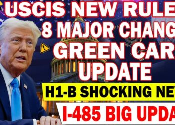 🚨 BIG NEWS: USCIS 8 Major Changes for Green Card, H1-B & I-485 – US Immigration Updates 2026-2028