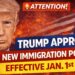 BREAKING NEWS! EFF. JAN. 1st 2026: Trump APPROVES New Immigration Policies for 2026: GREEN CARD