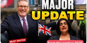 Key UK Immigration Changes Taking Effect From November 2025